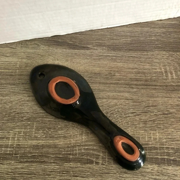 Vtg Drip  Glaze Spoon Rest - Picture 5 of 9